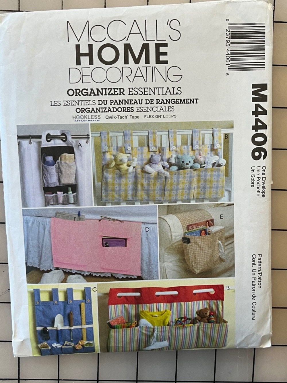 McCall's Crafts Pattern M4406 Caddies and Organizers
